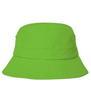 Brushed Sports Twill Youth Bucket Hat:Green