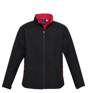 Men's Geneva Jacket - Black/Red:Black/Red