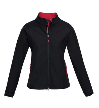 Women's Geneva Jacket - Black/Red:Black/Red