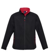 Men's Geneva Jacket - Black/Red 