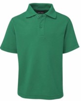 Kids Graduation Polo  - Kelly Green 